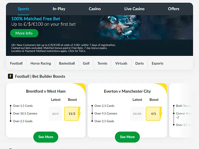 betting page betvictor