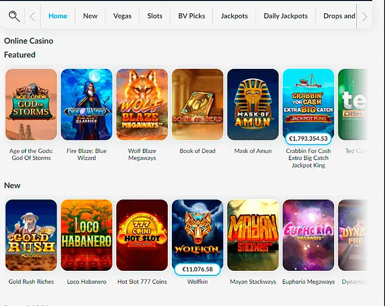 casino page betvictor